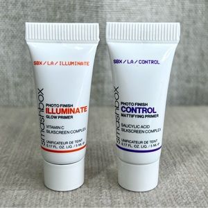 ❤️3 for $25❤️ SMASHBOX Photo Finish Illuminate & Control mini primer duo